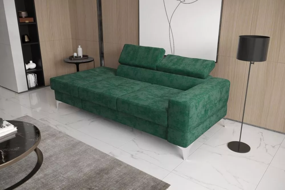 Dīvāns Toscania 2S Premium standard · Tumši zaļš · 97 × 205 × 78 cm