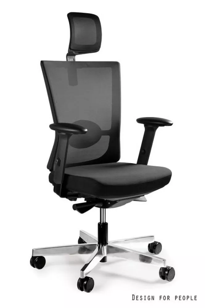 Datorkrēsls Forte Office Korpusa krāsa: melns, Elementu krāsa: melns, Sēdvietas platums: 50 cm, · 70 × 47 × 118 cm