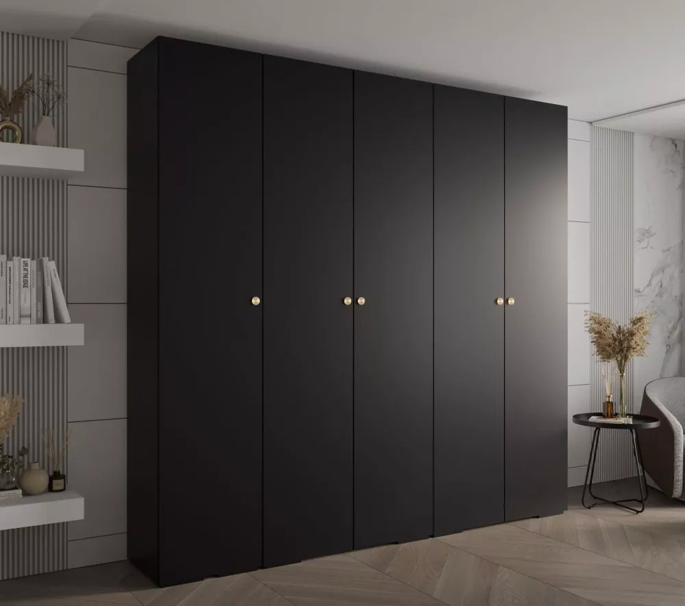 Skapis Inova 2 · Melna · 250 × 47 × 236.7 cm