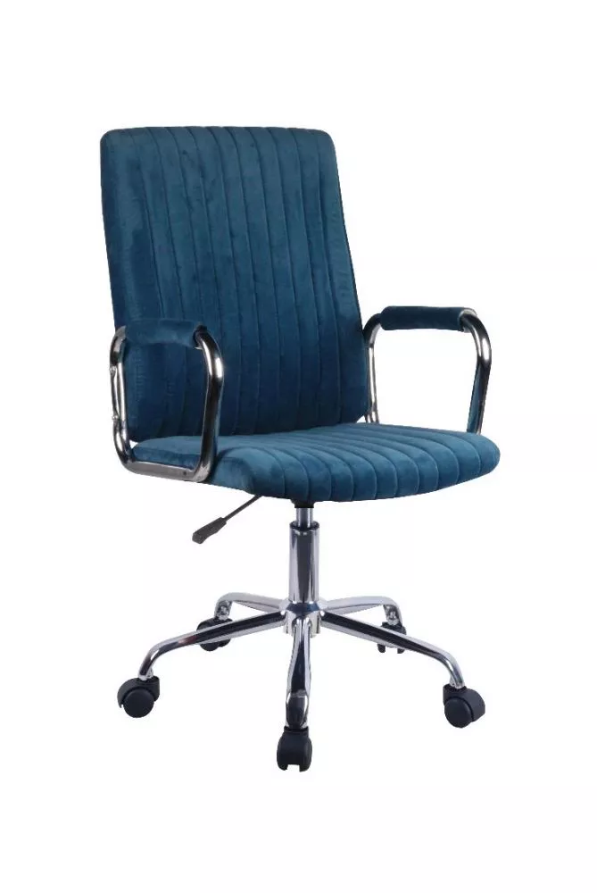 Datorkrēsls FD-24 Sēdvietas platums: 45 cm, · Zils · 51 × 61 × 92 cm