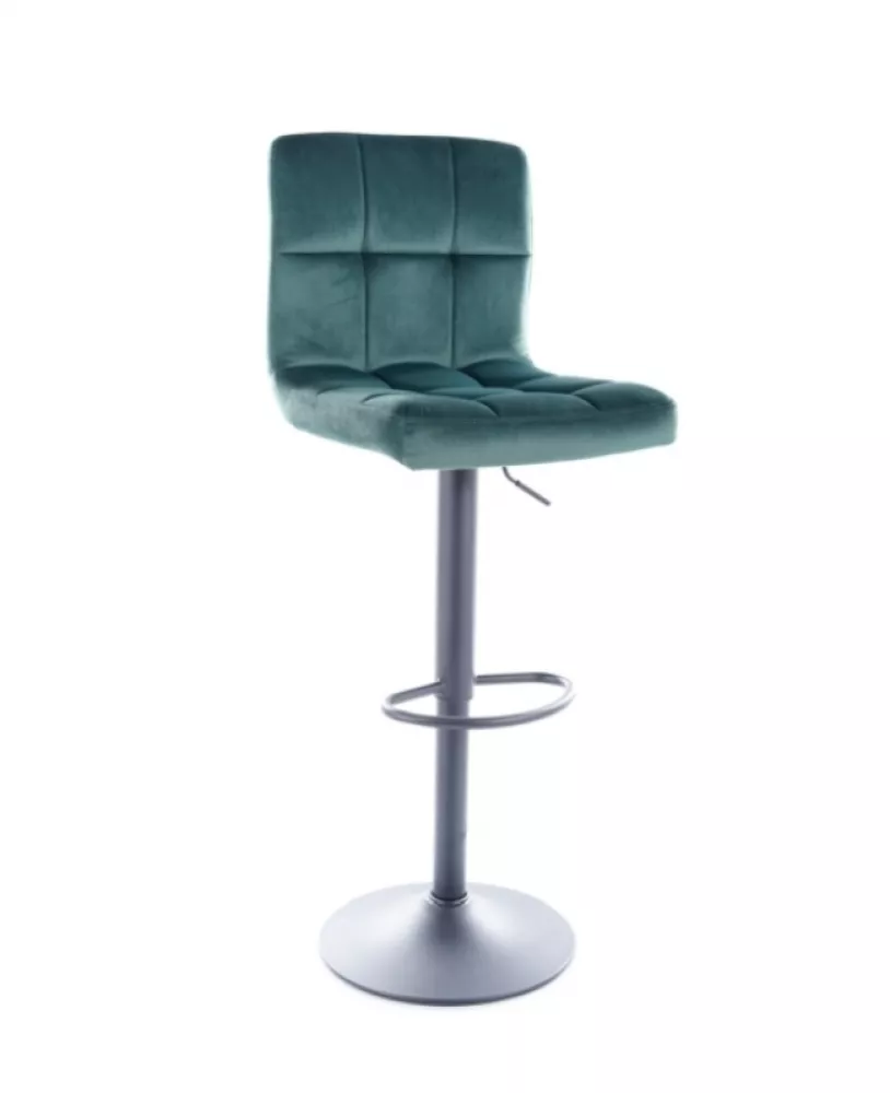 Krēsls C-105 Velvet Auduma numurs: Bluvel 78, Sēdvietas maksimālais augstums: 88 cm, Maksimālais augstums: 117 cm, · Zaļ
