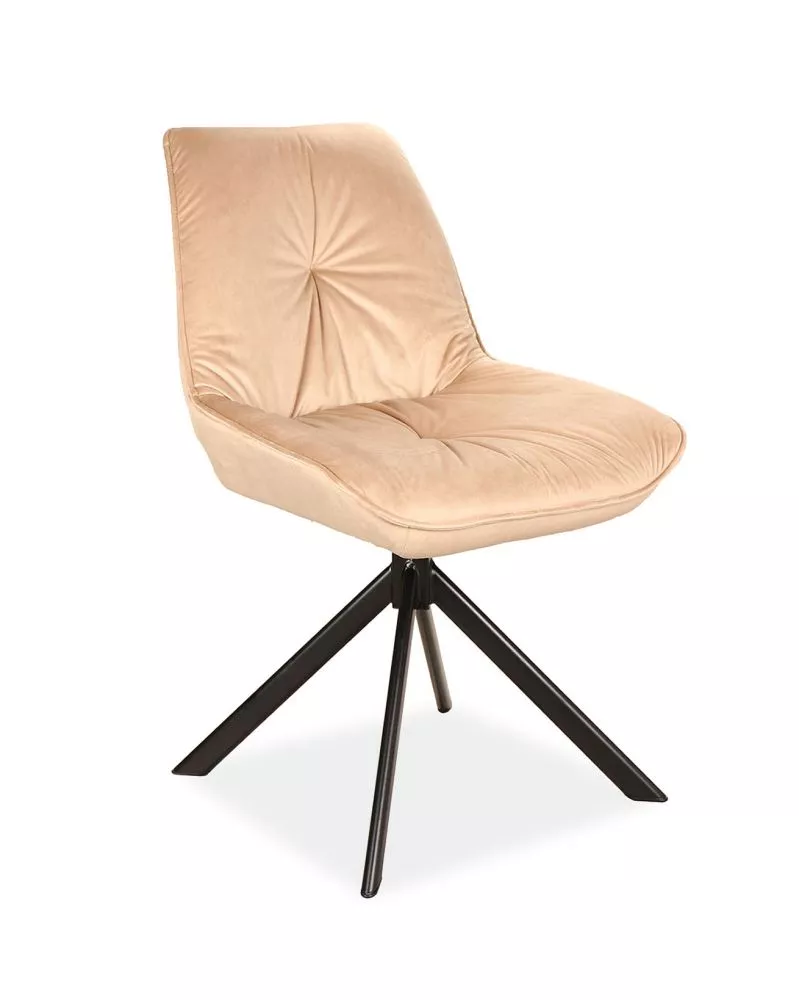Krēsls Boogie 1 Velvet · Bēšs · 89 × 53 × 45 cm
