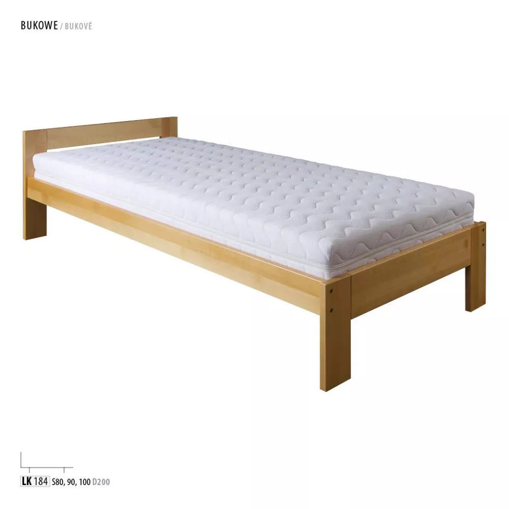 Gulta LK 194/84 ar stelāžu Guļamvietas platums: 80 cm, Guļamvietas garums: 200 cm, stelāžas tips: koka, · Dižskābardis ·