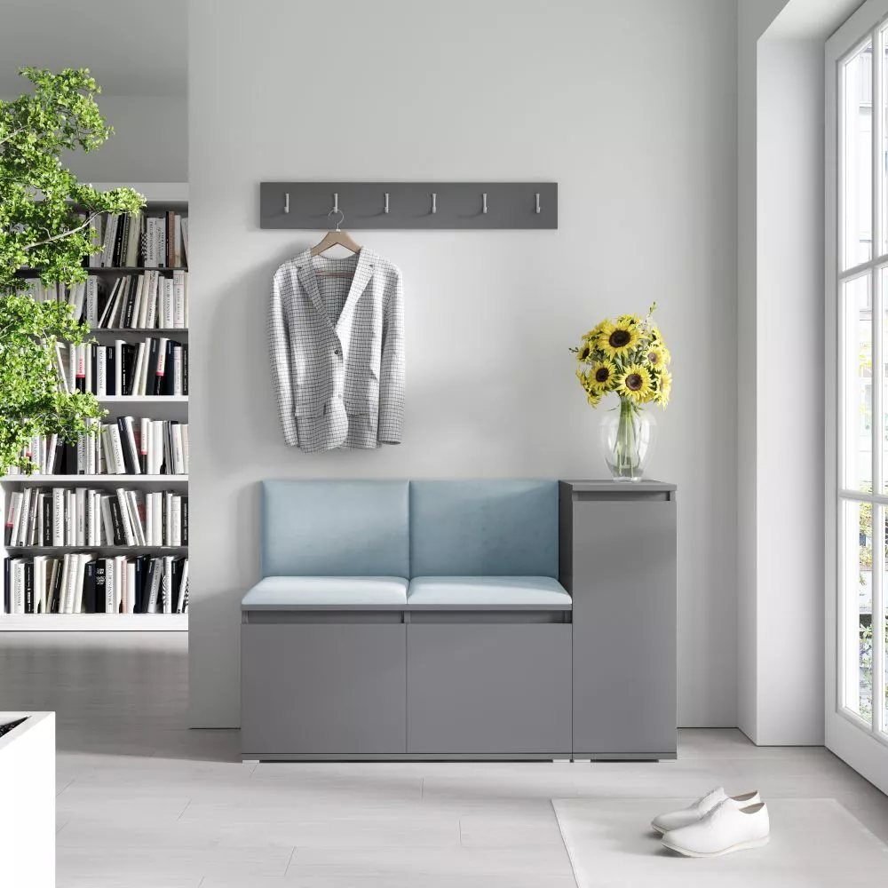 Apavu plaukts Emi 25 Trinity Korpusa krāsa: grafīts, · 130 × 40 cm
