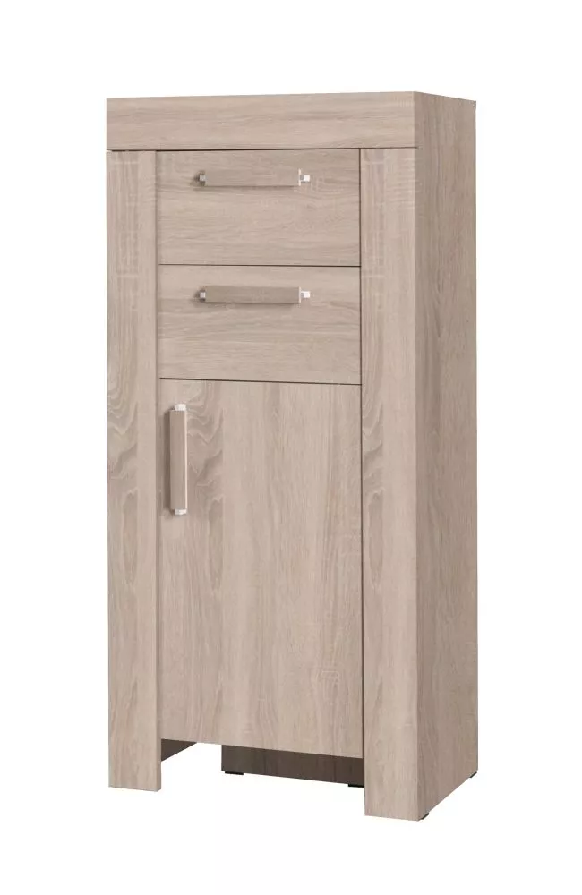 Kumode Cezar 8 · Ozols sonoma · 60 × 42 × 131 cm