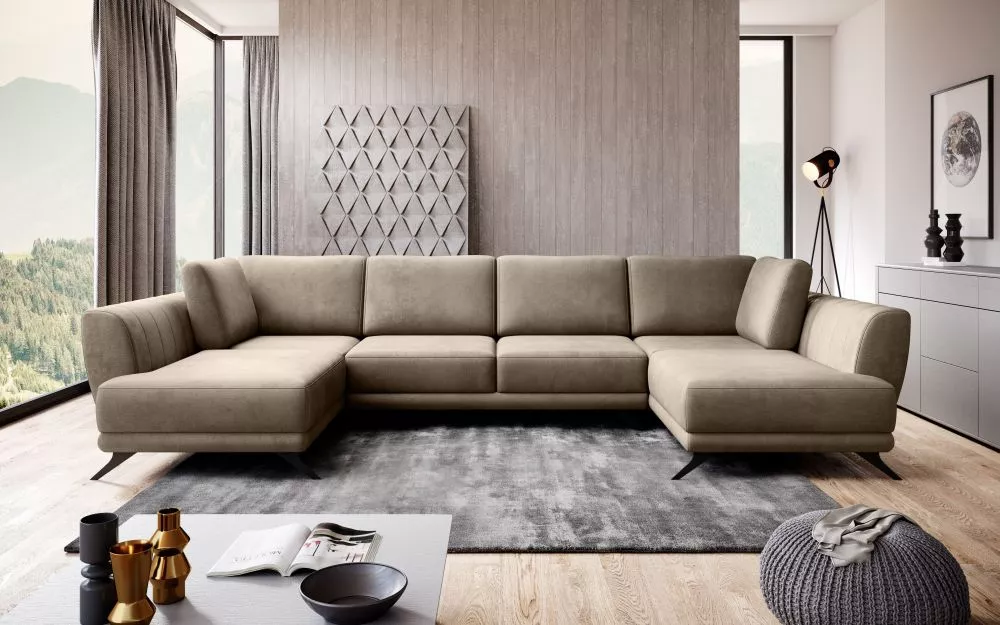 Dīvāns Larco Premium Standard · Brūns · 191 × 362 × 90 cm
