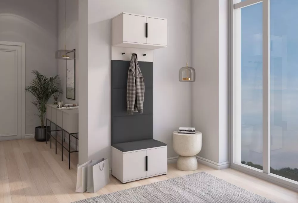 Apavu plaukts Bianco 5 Trinity Korpusa krāsa: kašmīra, · 70 × 225 × 40 cm