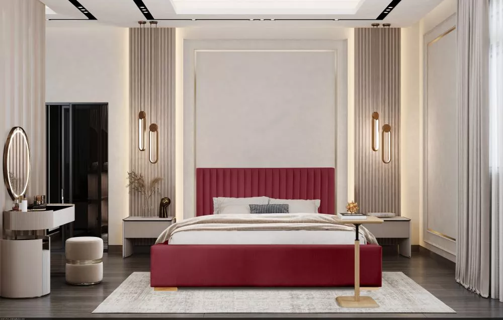 Gulta Vegas 01 Piano Standard ar stelāžu Guļamvietas platums: 160 cm, Guļamvietas garums: 200 cm, stelāžas tips: koka, ·