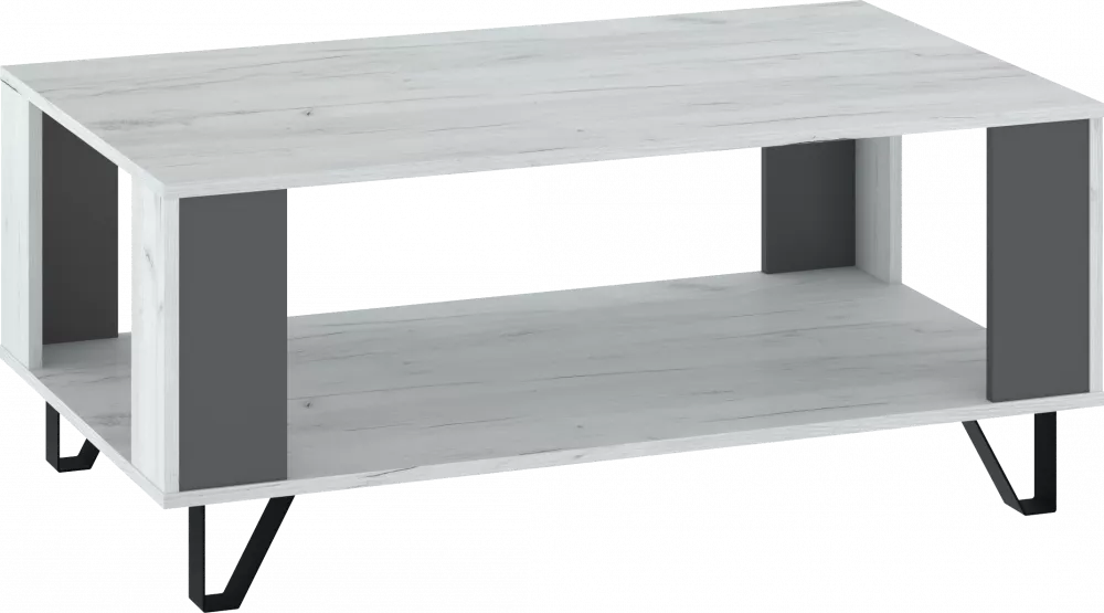 Žurnālgalds Boss BOS-05 Korpusa krāsa: ozols craft balts, · 110 × 65 × 46 cm
