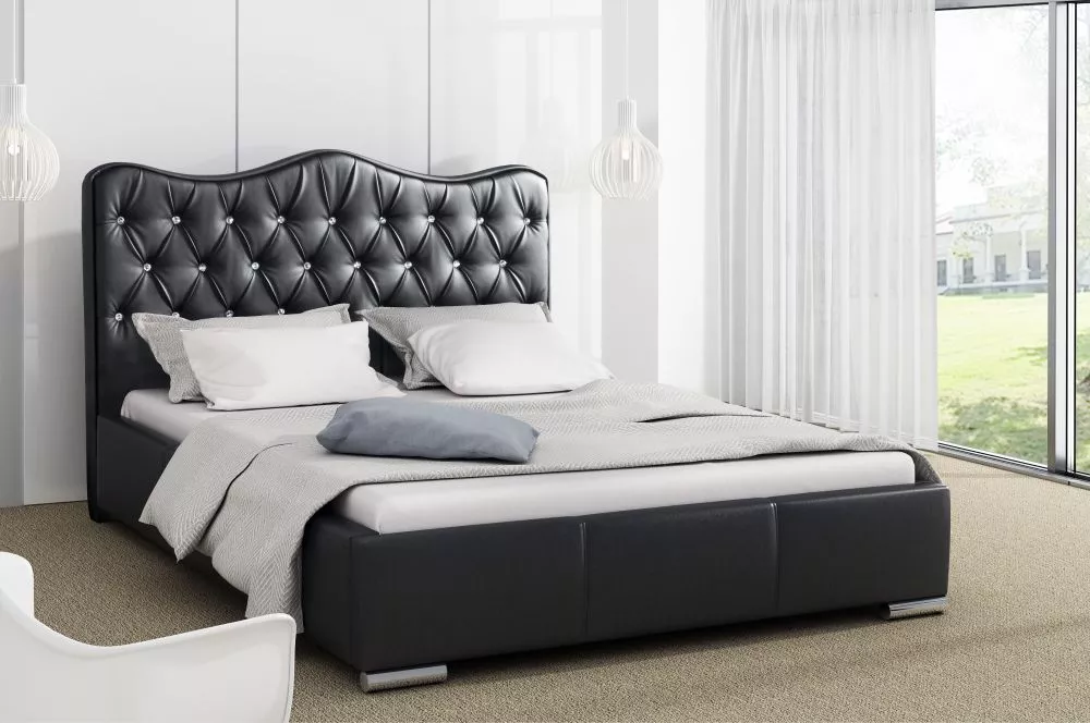 Gulta Santorini standard ar stelāžu Guļamvietas platums: 180 cm, Guļamvietas garums: 200 cm, stelāžas tips: metāla, · Me