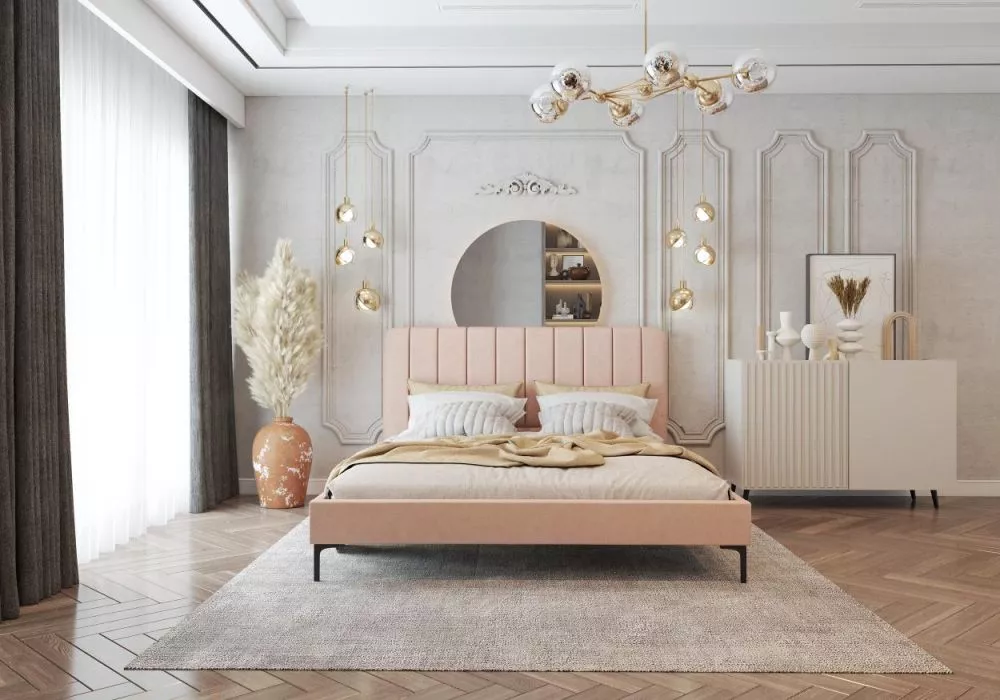 Gulta Lumi 160x200 Standard ar stelāžu Guļamvietas platums: 160 cm, Guļamvietas garums: 200 cm, stelāžas tips: koka, · R
