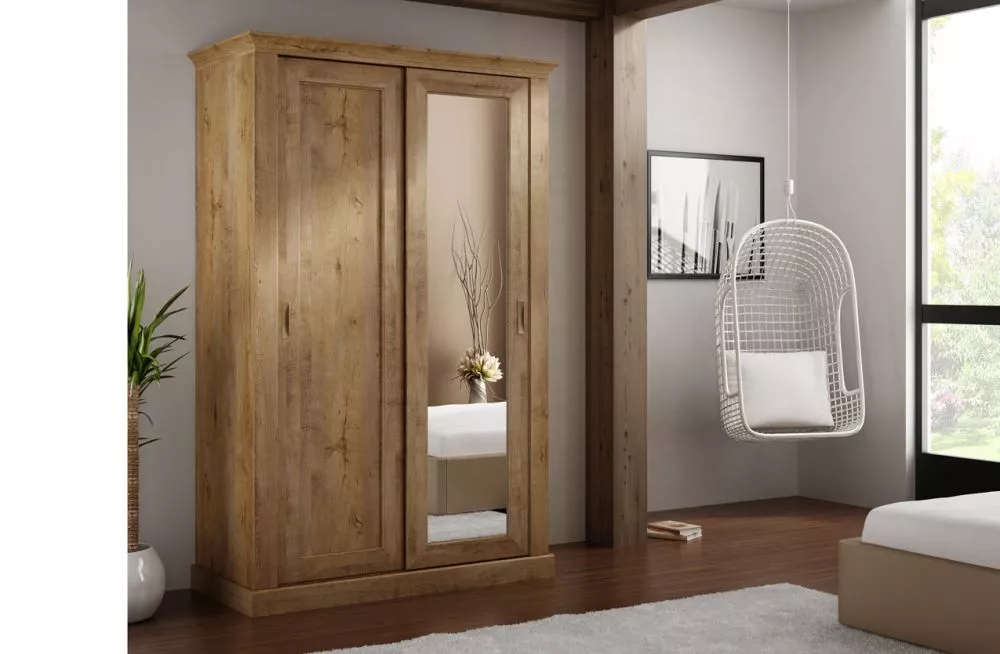 Skapis Antica 211 · Ozols lefkas · 211 × 68 × 220 cm