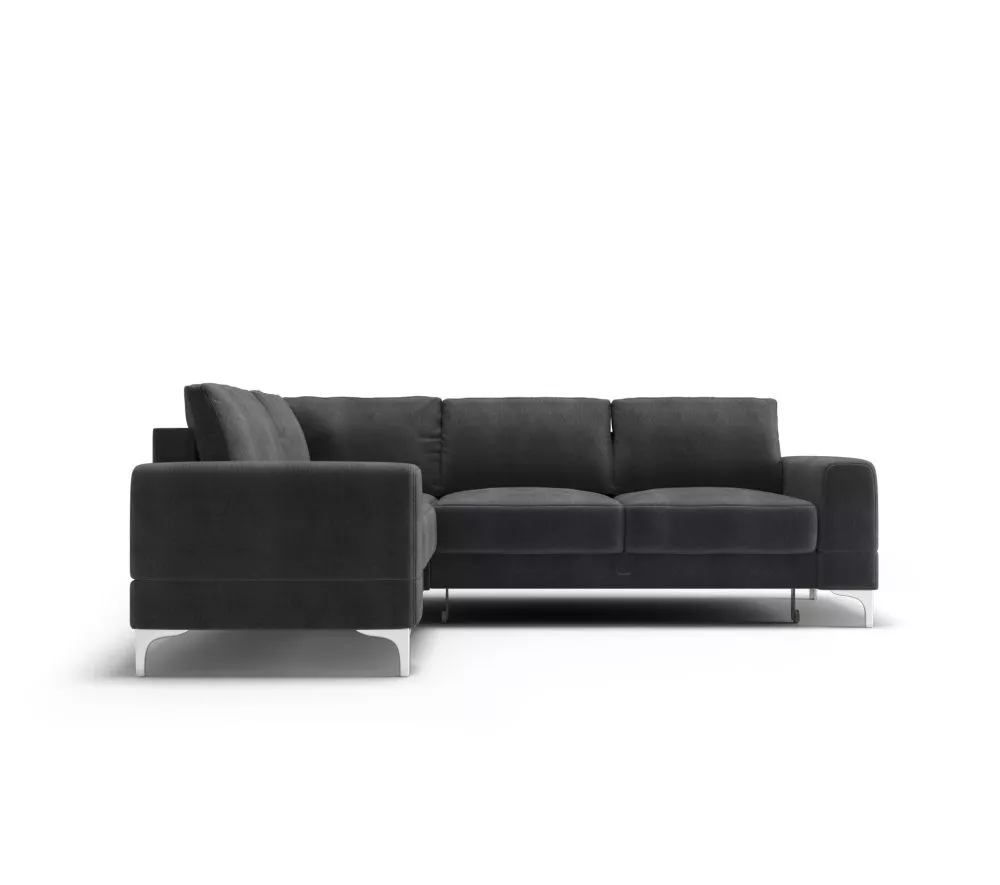 Dīvāns Aria 2 Corner Standard · Grafīts · 180 × 250 × 89 cm