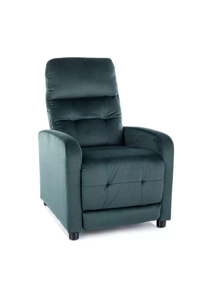 Mīksts krēsls Otus Velvet Sēdvietas dziļums: 53 cm, Maksimālais dziļums: 144 cm, · Zaļš · 66 × 92 × 100 cm