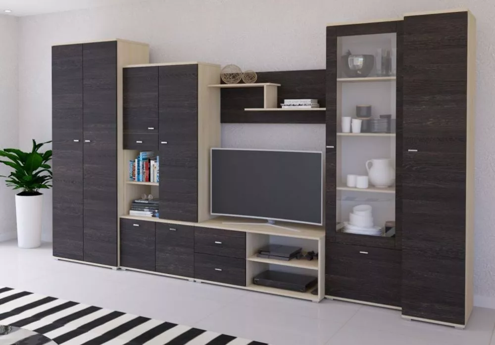 Sekcija Ars Korpusa krāsa: osis, · 370 × 51 × 201 cm