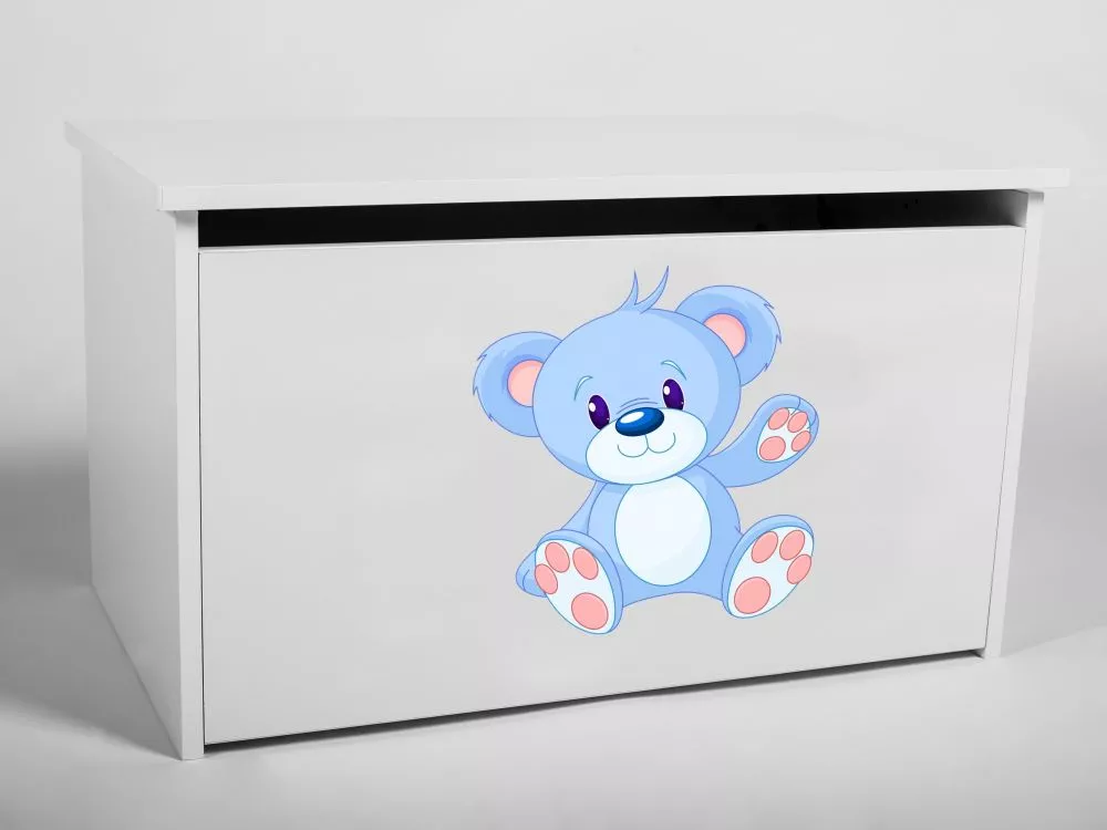 Rotaļlietu kaste Daria Blue bear · 73 × 42 × 40 cm
