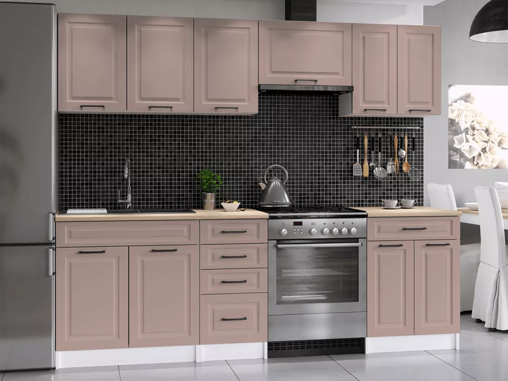 Virtuves komplekts Ingrid 240 Materiāls : MDF + LKSP plātne,