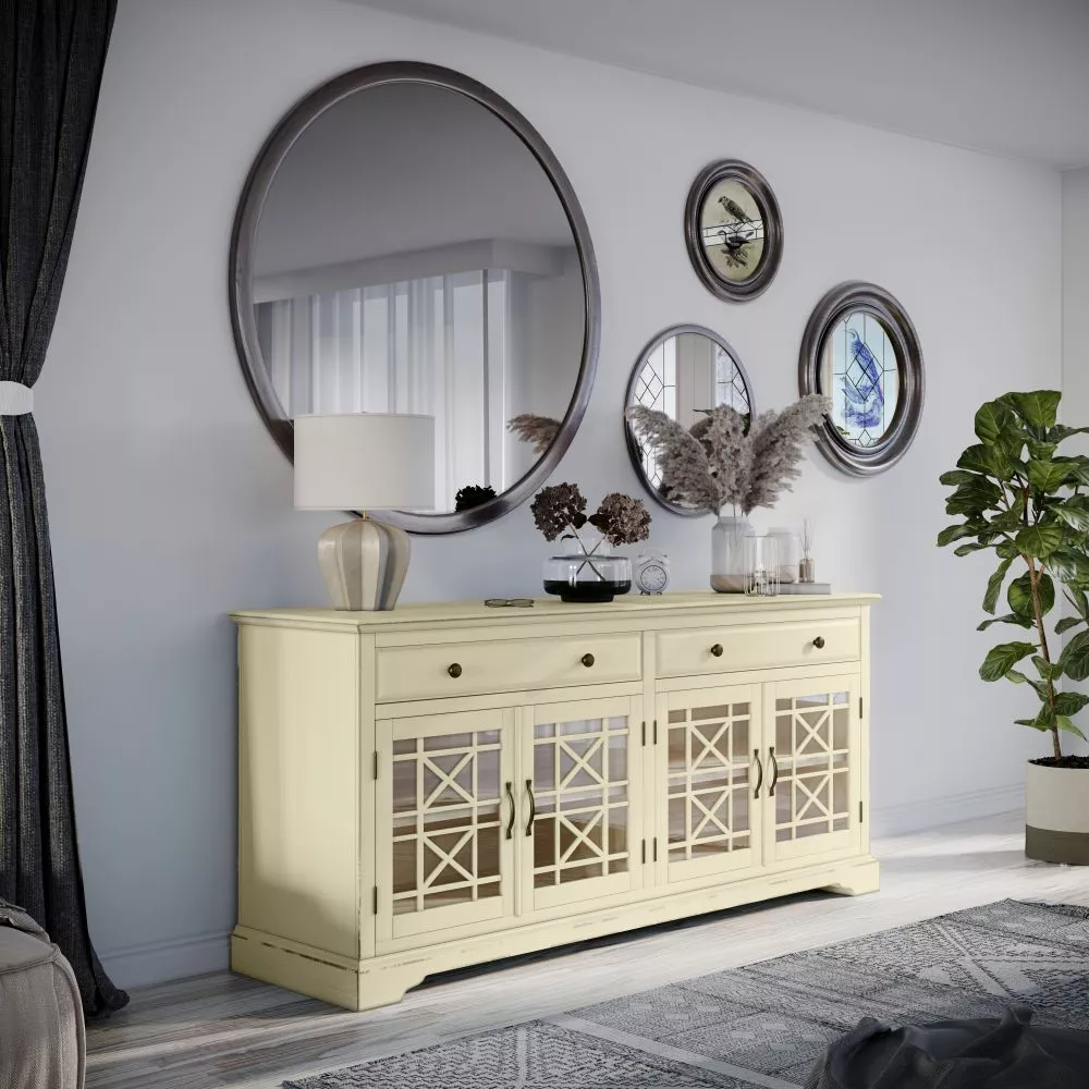 Kumode Avola AV675-9 · Krēma · 178 × 49 × 82 cm