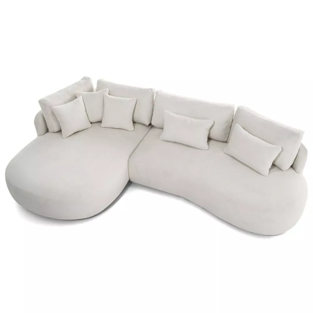 Dīvāns Jacobs Mini Standard · Krēms · 185 × 315 × 86 cm