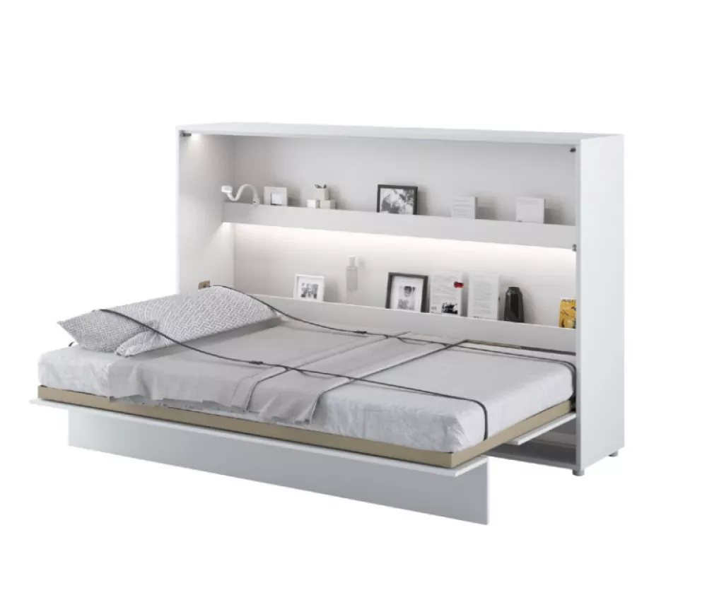 Gulta Premium Concept Horizontal LED ar stelāžu Guļamvietas platums: 120 cm, Guļamvietas garums: 200 cm, stelāžas tips: 
