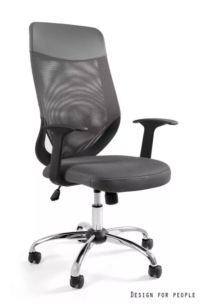 Datorkrēsls Mobi Plus Sēdvietas platums: 49 cm, · Pelēks · 62 × 49 × 107 cm