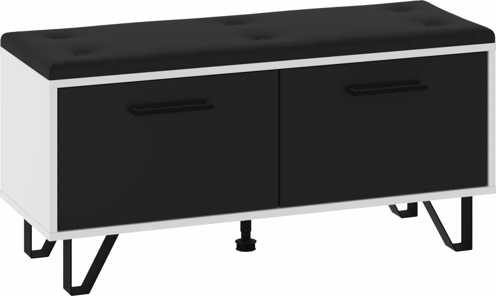 Apavu plaukts Boss BOS-15 Korpusa krāsa: balts, · 100 × 48 × 39 cm
