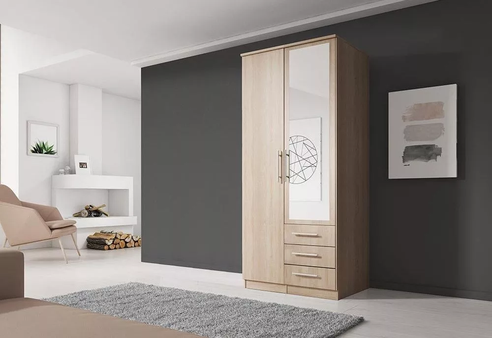 Skapis Szantal 15 · Ozols sonoma · 100 × 64 × 210 cm