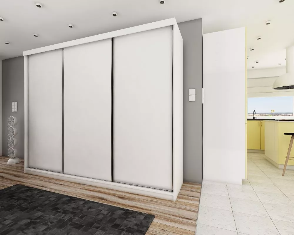 Skapis Top 25 ar LED · Balts · 250 × 62 × 200 cm