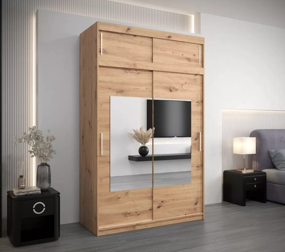 Skapis Torino SZ Premium · Ozols artisan · 150 × 62 × 240 cm