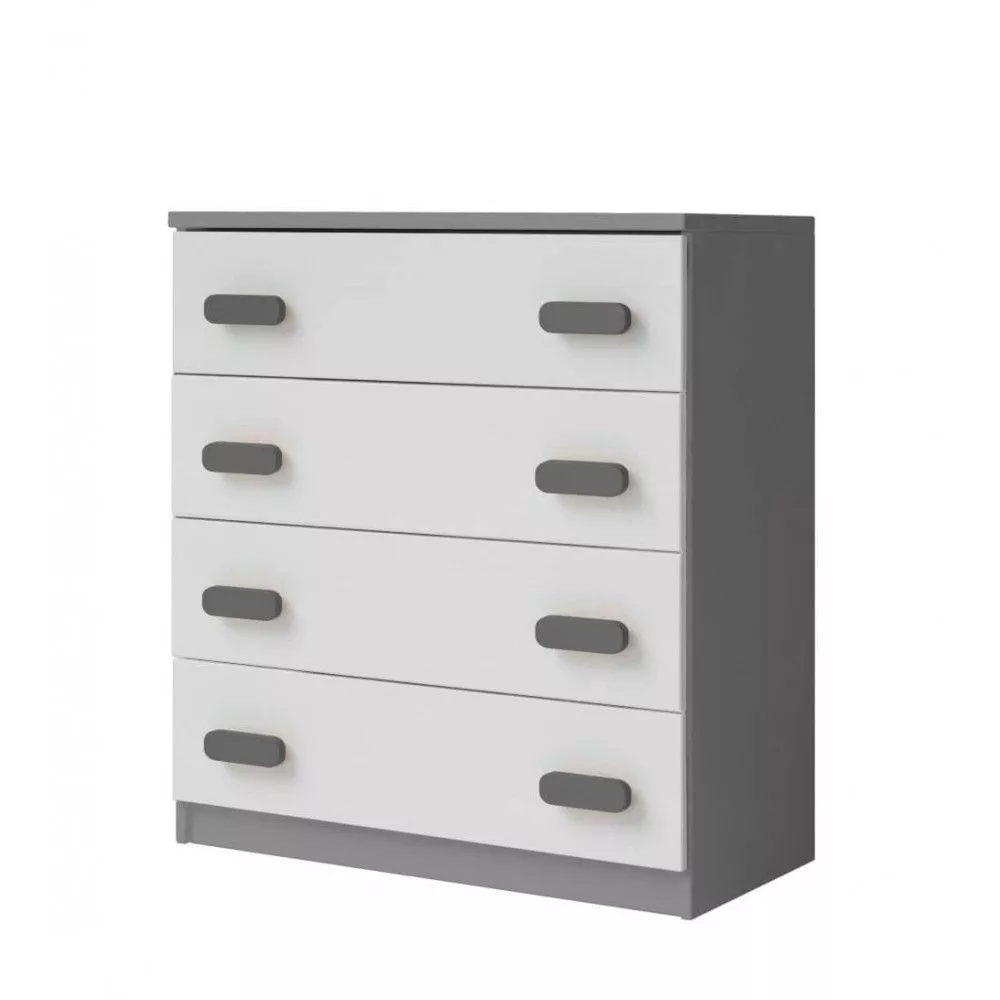 Kumode Smyk Grey 2 · 80 × 40 × 93 cm