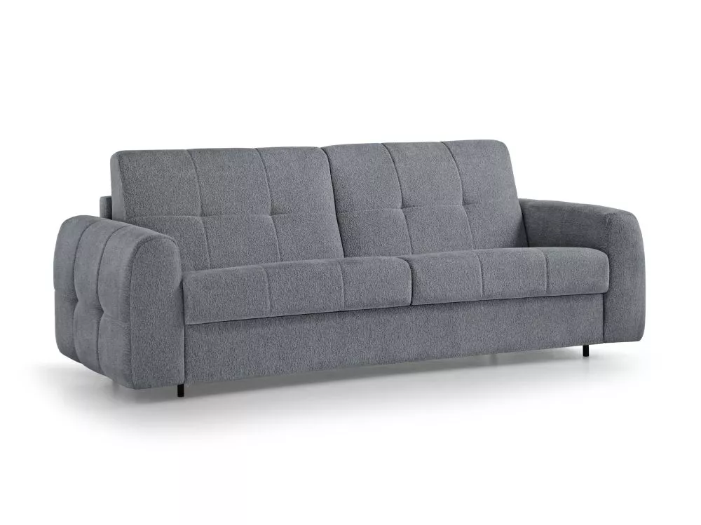 Dīvāns Peroni Standard ar matraci · Tumši pelēks · 100 × 210 × 90 cm