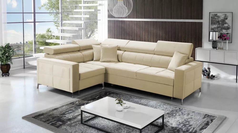 Dīvāns Side 2 Standard · Bēšs · 198 × 275 × 83 cm