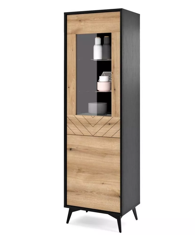 Sekcija Diamond W54 Korpusa krāsa: melns, · 54 × 39 × 178 cm