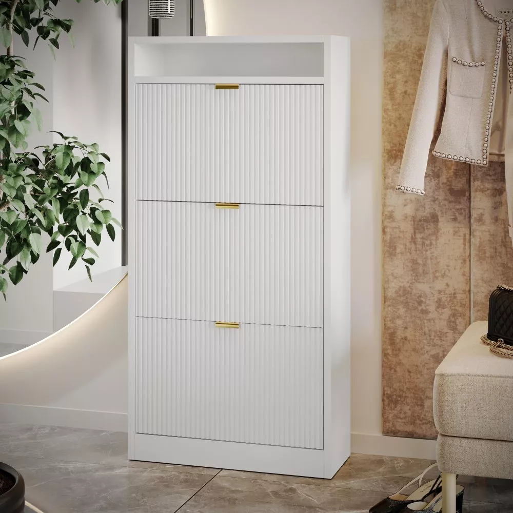Apavu plaukts Cornelia · Balts · 60 × 125 × 24 cm