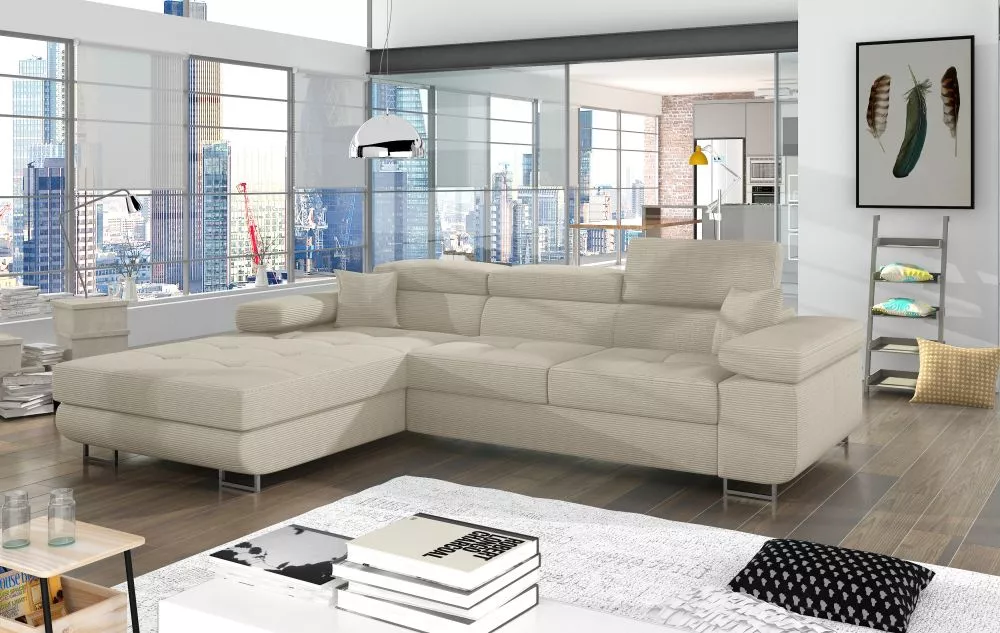 Dīvāns Armando Premium Standard · Krēma · 205 × 280 × 90 cm