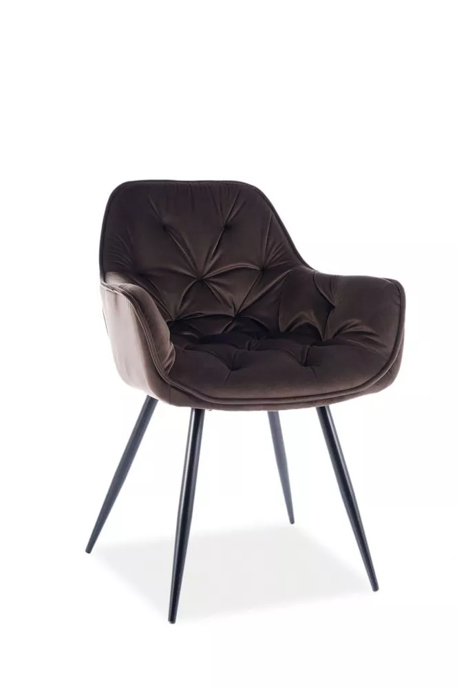 Krēsls Cherry Velvet · Brūns · 87 × 57 × 43 cm