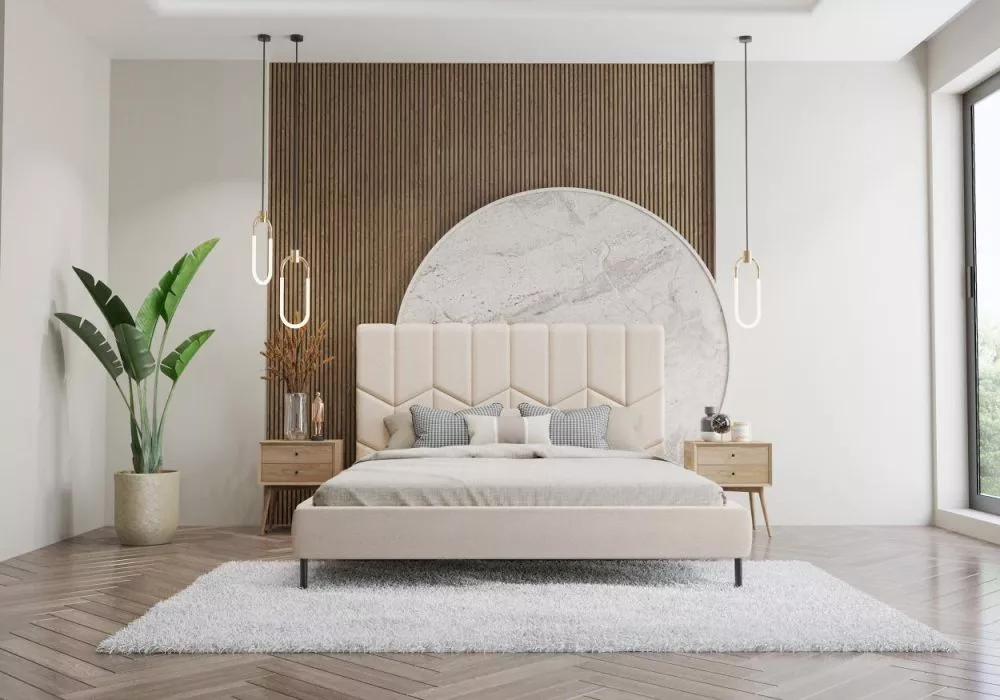 Gulta Kris 160x200 Standard ar stelāžu Guļamvietas platums: 160 cm, Guļamvietas garums: 200 cm, stelāžas tips: koka, · B