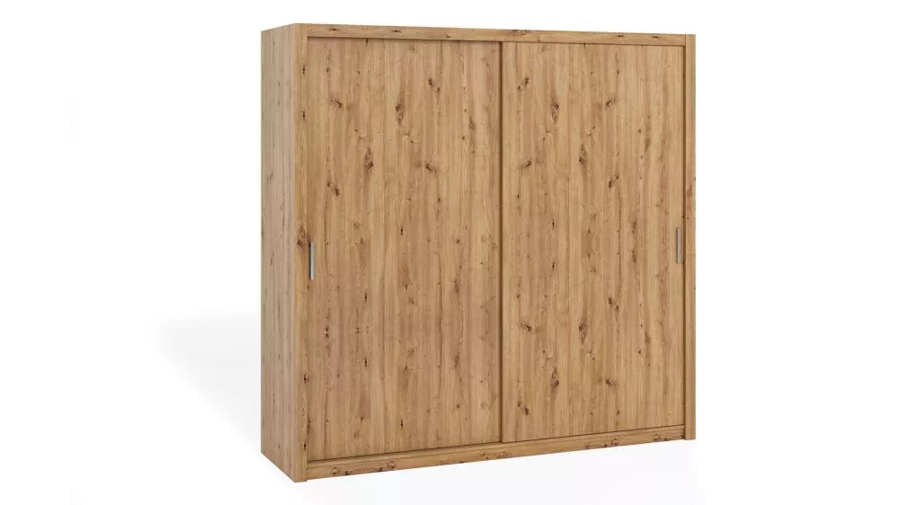 Skapis Bono BO SZ · Ozols artisan · 220 × 62 × 215 cm