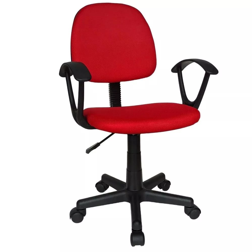 Datorkrēsls FD-3 Sēdvietas platums: 42 cm, · Sarkans · 52.5 × 54.5 × 78 cm