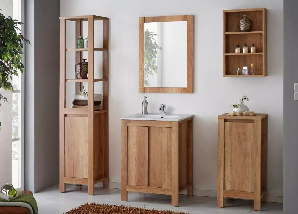 Vannas istabas komplekts Classic Oak 60 · 185 × 46 cm
