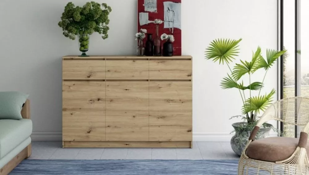 Kumode Malwa 3D3S · Ozols artisan · 120 × 40 × 97 cm