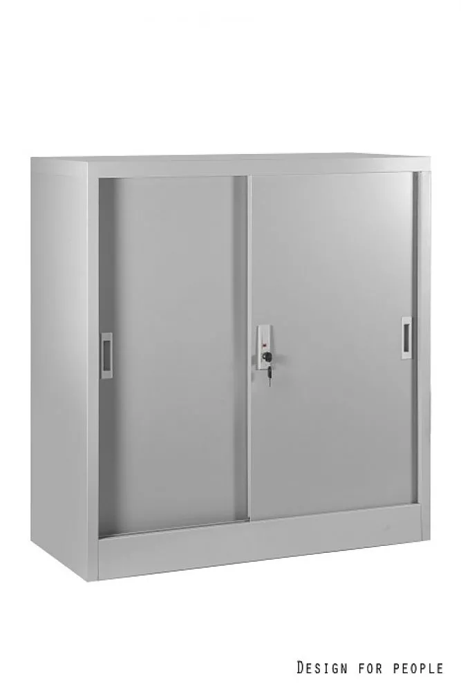 Grāmatu skapis XD-020 · Pelēks · 85 × 39 × 90 cm