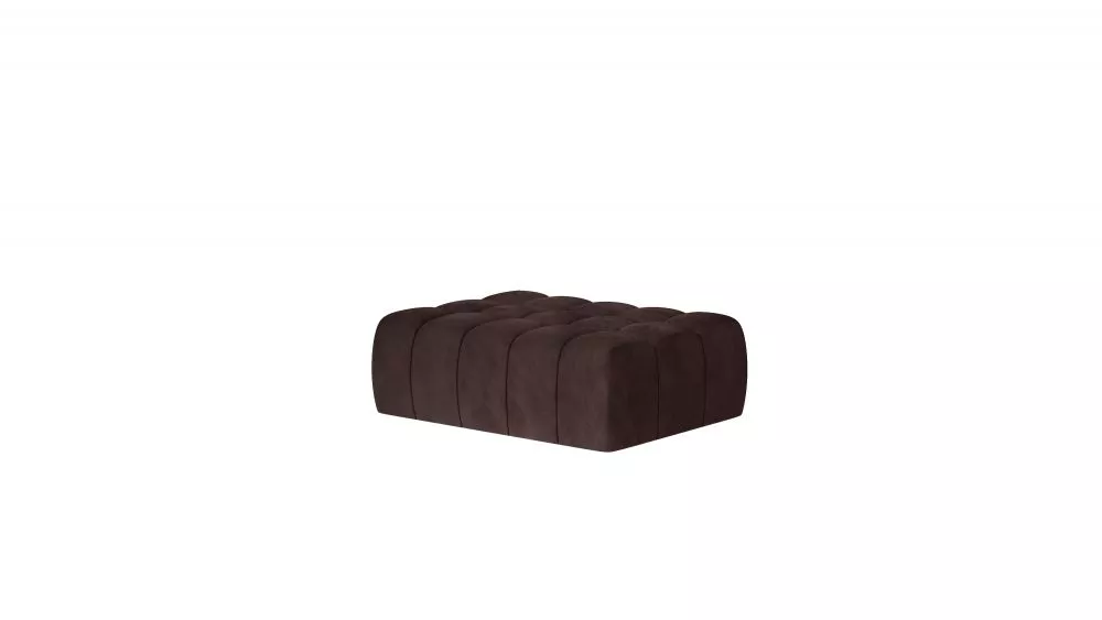 Pufs Lazaro P Premium Standard Auduma numurs: Monolith 29, · Tumši brūns · 102 × 40 × 64 cm
