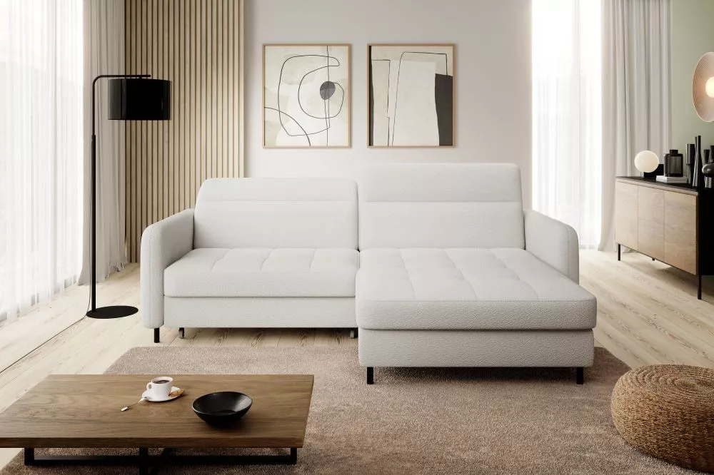 Dīvāns Gomsi Premium Standard · Sudrabs · 165 × 228 × 92 cm