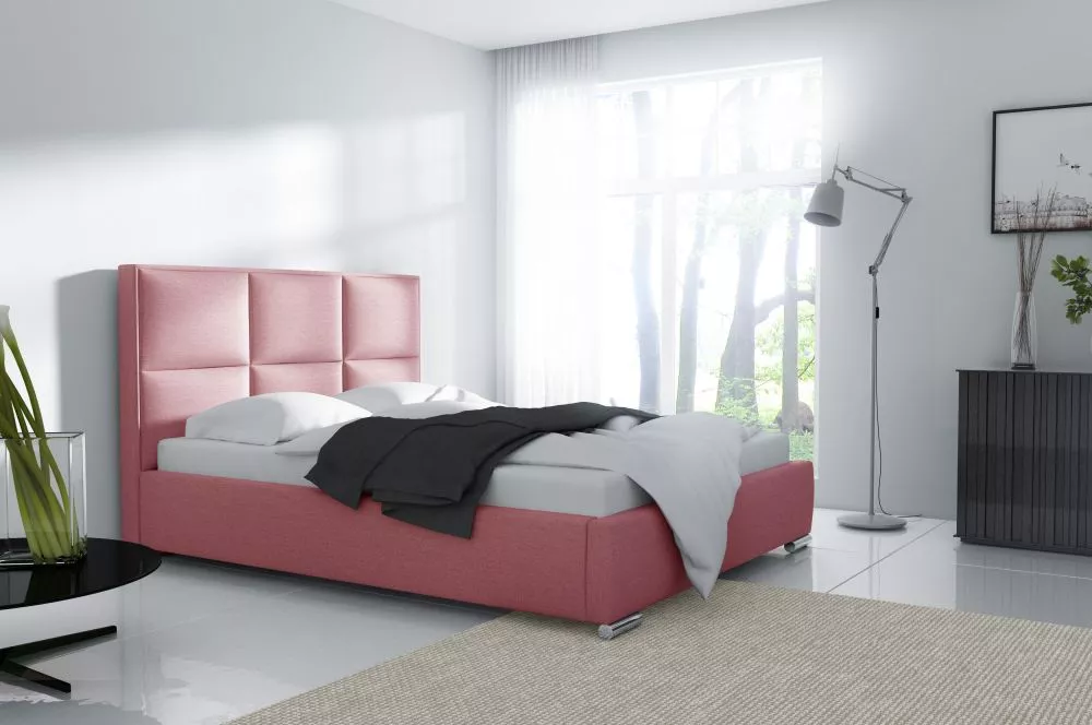 Gulta Mediolan Premium standard ar stelāžu Guļamvietas platums: 180 cm, Guļamvietas garums: 200 cm, stelāžas tips: metāl