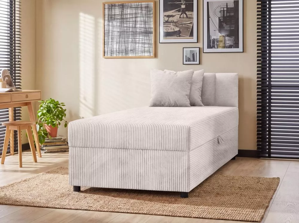 Bērnu gulta Remo 3 Boxspring Standard Stūra novietojums: Pa labi, Guļamvietas platums: 92 cm, Guļamvietas garums: 197 cm