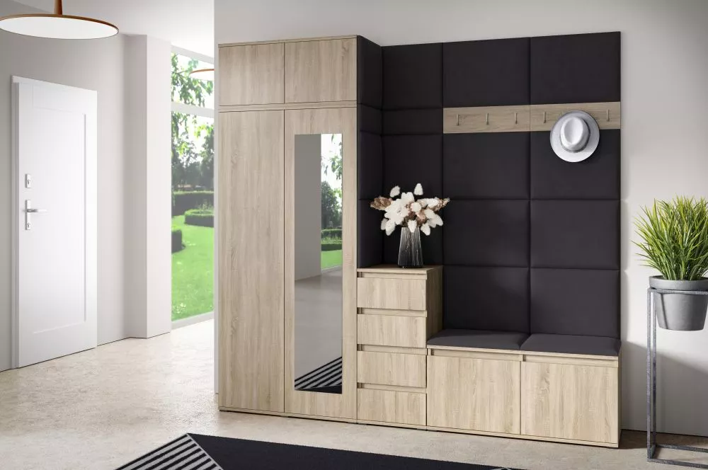 Apavu plaukts Emi 33 Trinity Korpusa krāsa: sonoma, · 220 × 225 × 40 cm