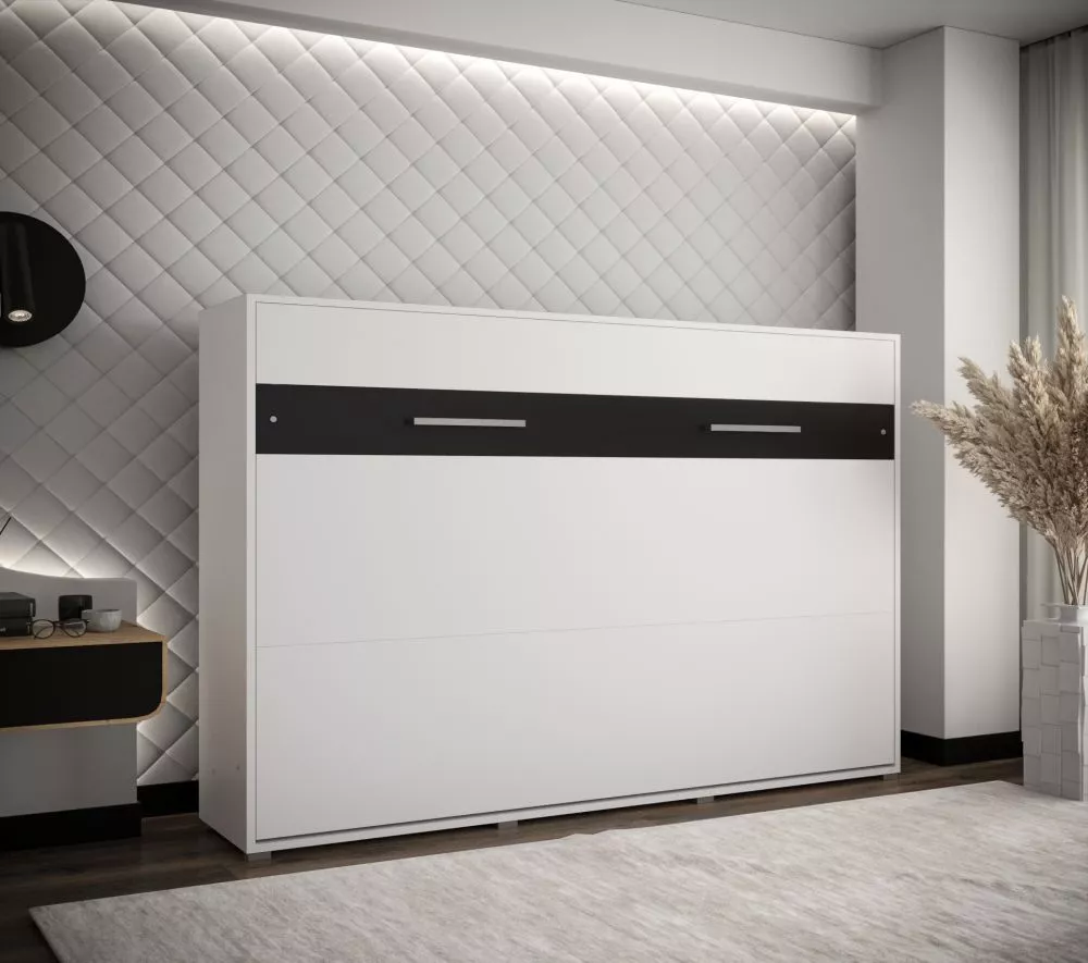 Gulta Home H ar stelāžu Guļamvietas platums: 140 cm, Korpusa krāsa: balts, Guļamvietas garums: 200 cm, stelāžas tips: ar