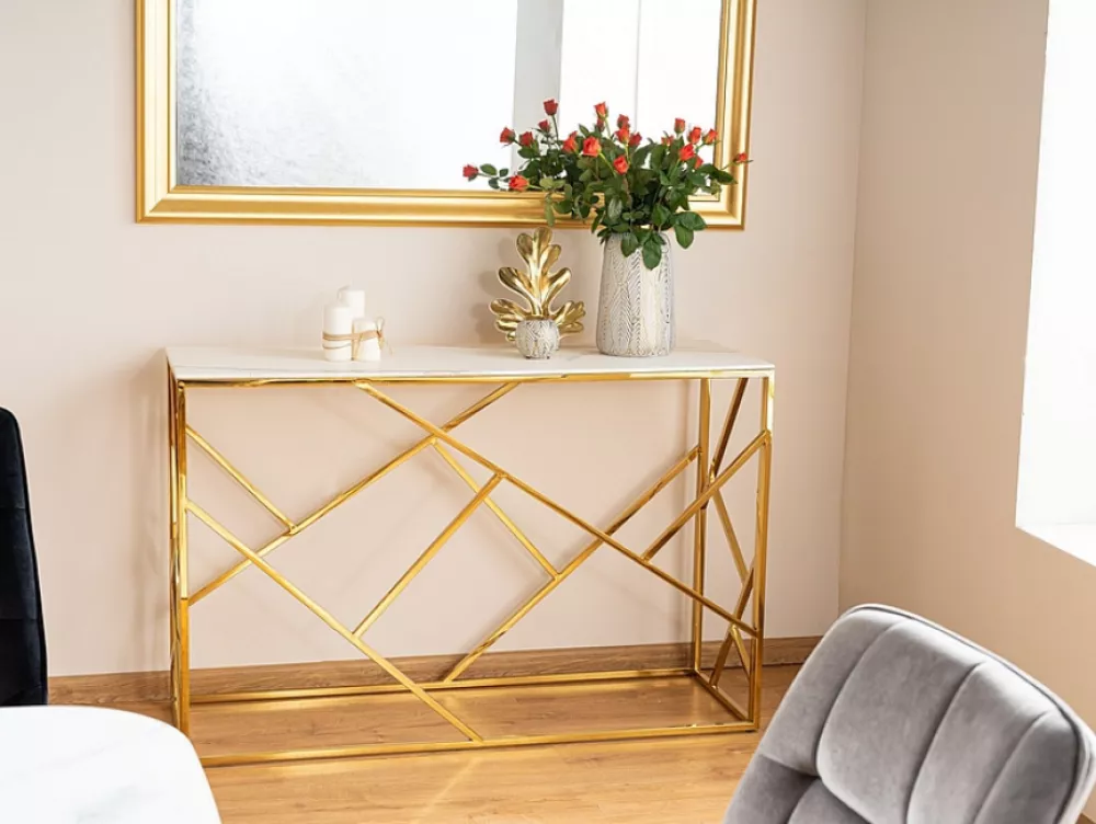 Žurnālgalds Escada C Korpusa krāsa: balts marmors, · 120 × 40 × 78 cm