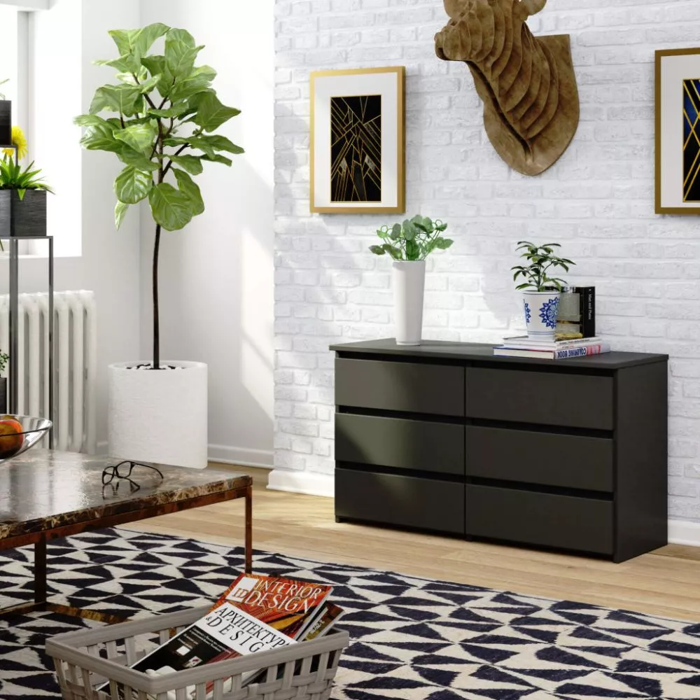 Kumode K-100 6 · Grafīts · 100 × 35 × 57 cm